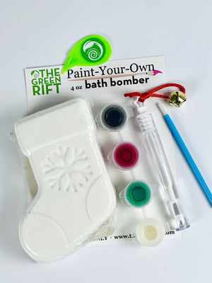 Stocking Paint-Your-Own Bath Bomb, Holiday