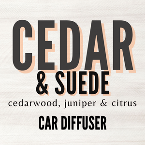 Cedar & Suede Car Diffuser