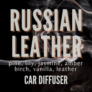 Russian Leather Car Diffuser