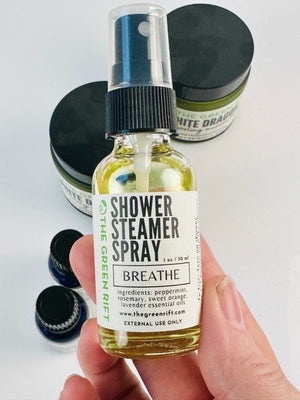 Breathe Shower Steamer Spray, Essential Oil