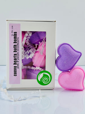 Convo Heart Mini Bath Bombs