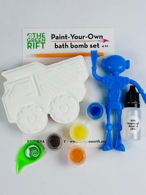 Dump Truck Paint-Your-Own Bath Bomb Set