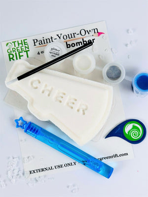Cheer Horn Paint Your Own Bath Bomb by Green Rift