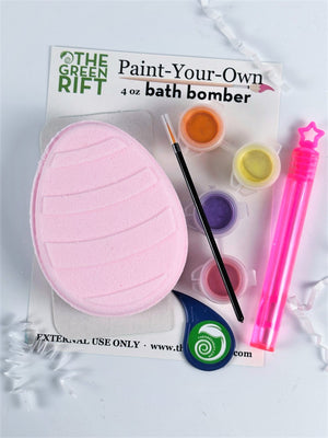 Stripes Egg Paint-Your-Own Bath Bomb Set, Easter
