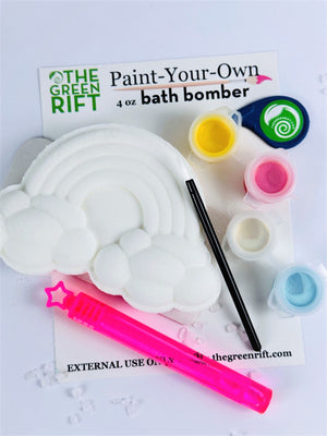 Rainbow Paint Your Own Bath Bomb by Green Rift