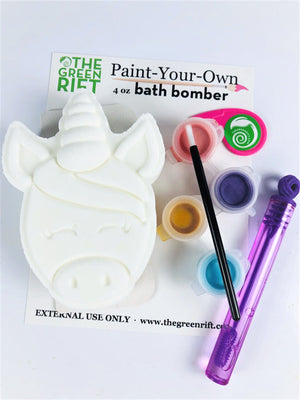 Unicorn Paint-Your-Own Bath Bomb