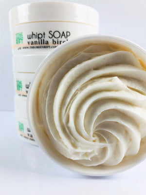Vanilla Birch Whipt Soap